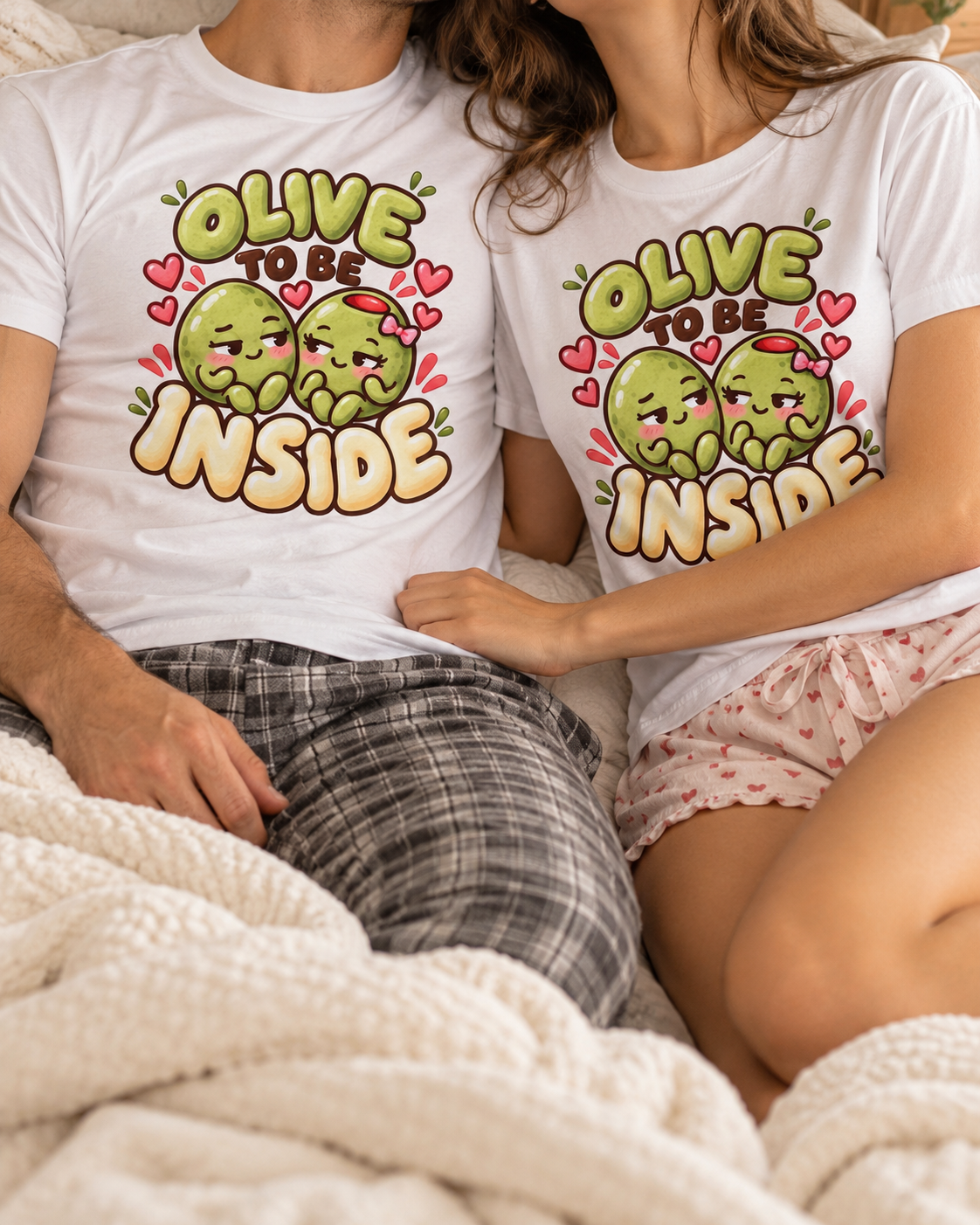 Olive You to be Inside Sleep & Lounge Wear