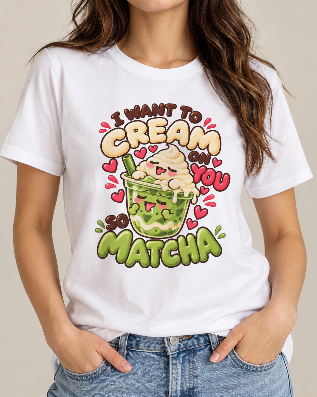 I Want to Cream on You so Matcha Sleep & Lounge Wear