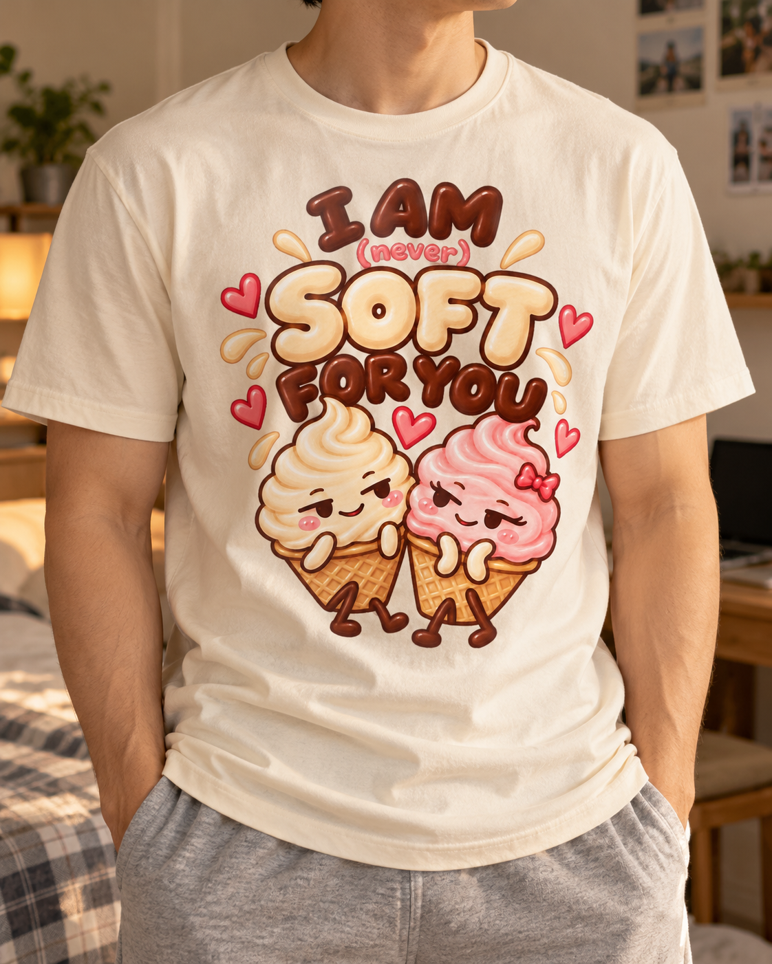 I Am (Never) Soft for You Ice Cream Lounge & Sleep Wear