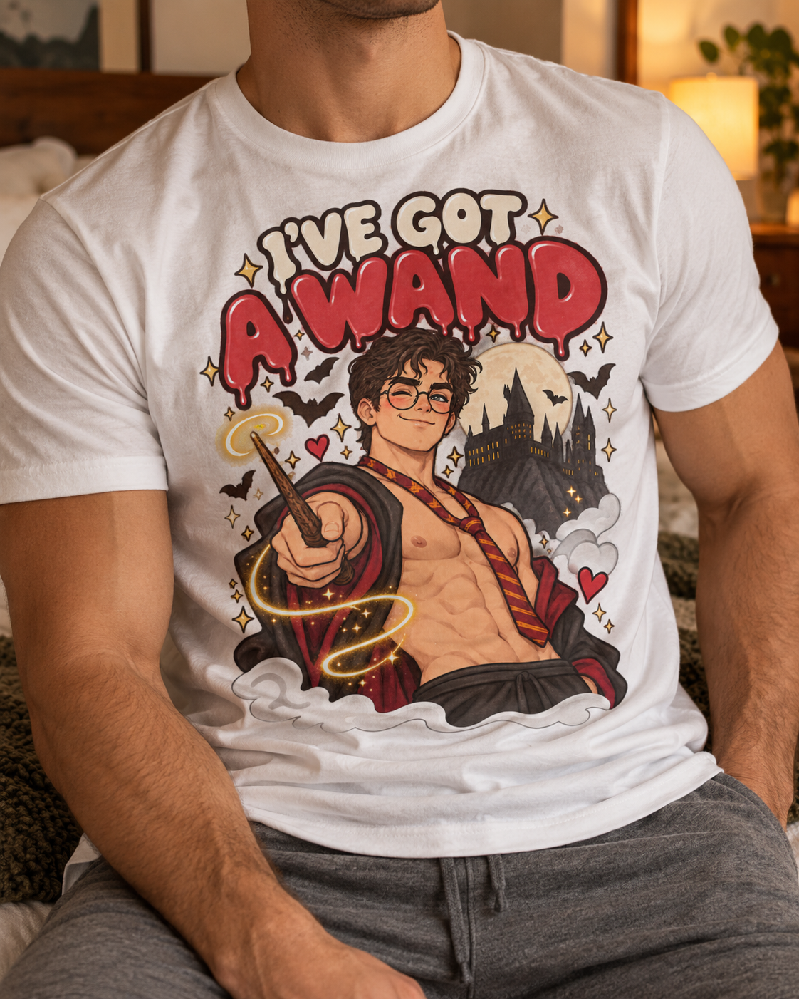 I've Got a Wand Couples Tee (Male)