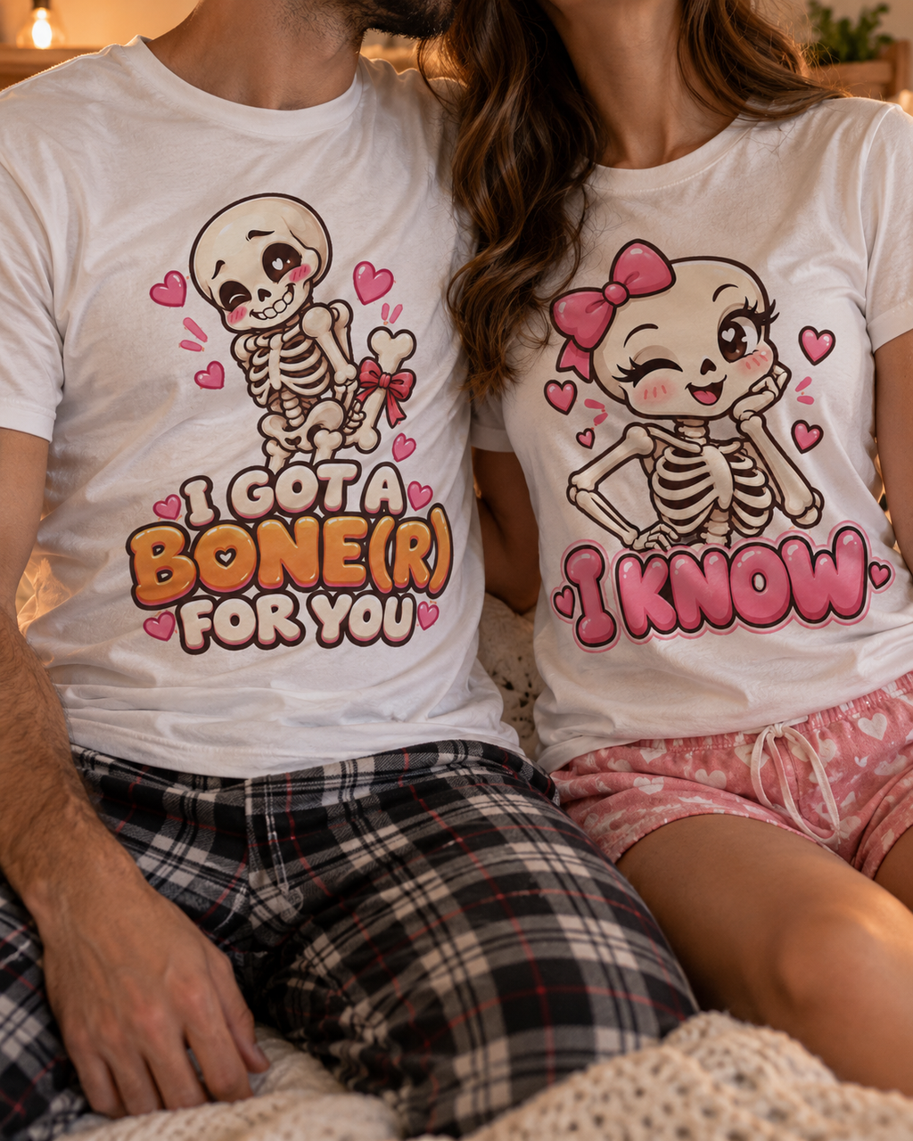 I Know Skeleton Couples Tee (Female)