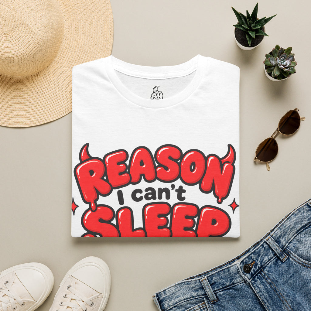 Reason I Can’t Sleep Couples Halloween Graphic Lounge & Sleep T-Shirt