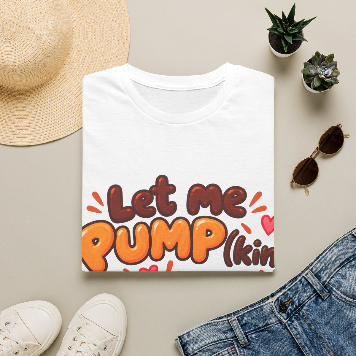 Let Me PUMP(kiun) Funny Halloween Graphic Lounge & Sleep Tee