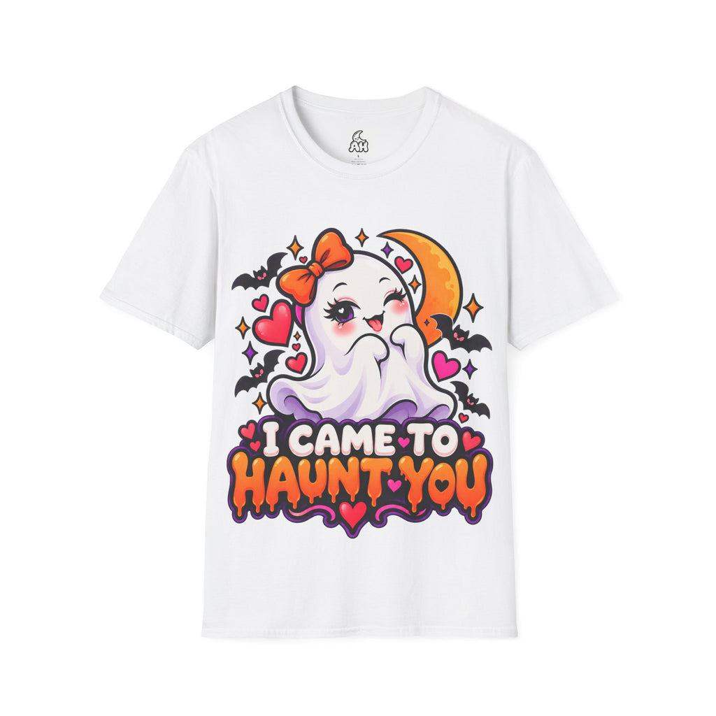 I Came to Haunt You Halloween Funny Graphic Lounge & Sleep T-Shirt